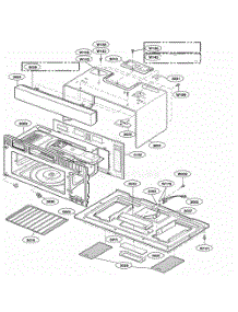 Oven Cavity Parts parts for Lg Range 80832 from AppliancePartsPros.com