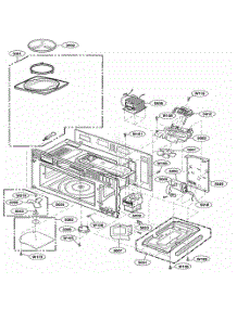 Interior Parts 1 parts for Lg Microwave 80839 from AppliancePartsPros.com