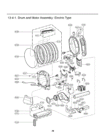 Section 4 parts for Lg Dryer 81073 from AppliancePartsPros.com