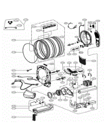 Drum And Motor Assembly: Electric Type parts for Lg Dryer 81392 from AppliancePartsPros.com