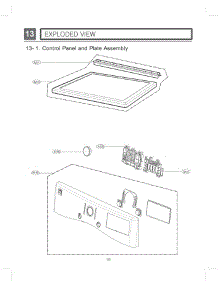 Control Panel parts for Lg Dryer 81563 from AppliancePartsPros.com
