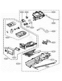 Panel Drawer Assembly And Guide Assembly parts for Lg Dryer 81572 from AppliancePartsPros.com