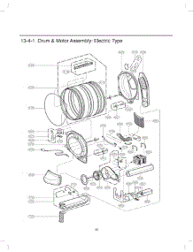 Section 4 parts for Lg Dryer 81582 from AppliancePartsPros.com