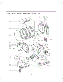 Section 4 parts for Lg Dryer 81583 from AppliancePartsPros.com