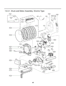 Section 3 parts for Lg Dryer 81963 from AppliancePartsPros.com