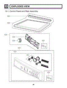Control Panel Parts parts for Lg Dryer 81983 from AppliancePartsPros.com