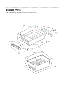 Freezer Parts parts for Lg Refrigerator 84275789 from AppliancePartsPros.com