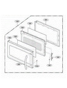 Door Parts parts for Lg Range 85029 from AppliancePartsPros.com