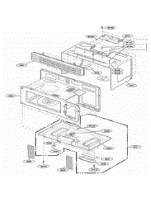 Oven Cavity Parts parts for Lg Range 85029 from AppliancePartsPros.com