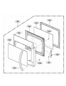 Door Parts parts for Lg Wall Oven 85032 from AppliancePartsPros.com