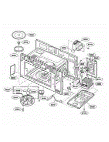 Interior Parts 1 parts for Lg Microwave 85130 from AppliancePartsPros.com