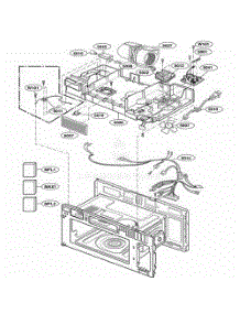 Interior Parts 2 parts for Lg Microwave 85130 from AppliancePartsPros.com