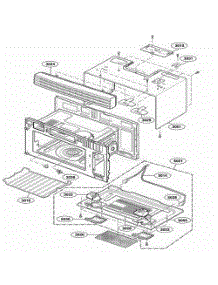 Oven Cavity Parts parts for Lg Microwave 85130 from AppliancePartsPros.com