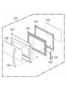 Door Parts parts for Lg Range 86012 from AppliancePartsPros.com