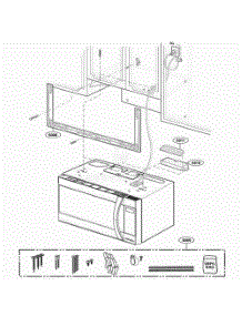 Installation Parts parts for Lg Range 86012 from AppliancePartsPros.com