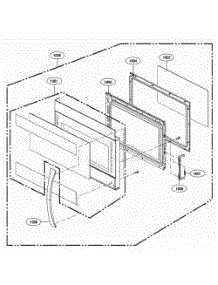 Door Parts parts for Lg Range 86013 from AppliancePartsPros.com
