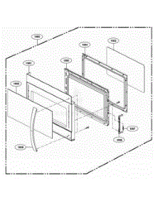 Door Parts parts for Lg Range 86019 from AppliancePartsPros.com