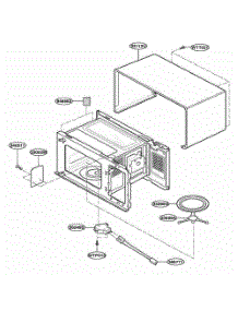 Oven Cavity Parts parts for Lg Range 86910 from AppliancePartsPros.com