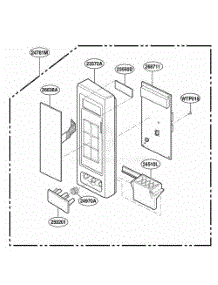 Controller Parts parts for Lg Range 87100 from AppliancePartsPros.com