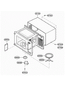 Oven Cavity Parts parts for Lg Range 87100 from AppliancePartsPros.com