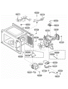 Interior Parts parts for Lg Range 87138 from AppliancePartsPros.com