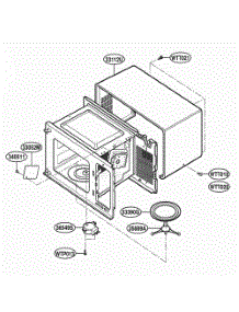 Oven Cavity Parts parts for Lg Range 87138 from AppliancePartsPros.com