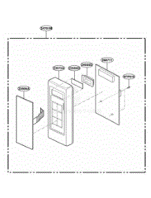 Controller Parts parts for Lg Range 87310 from AppliancePartsPros.com
