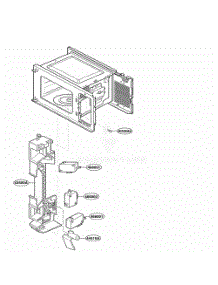 Latch Board Parts parts for Lg Range 87310 from AppliancePartsPros.com