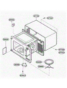 Oven Cavity Parts parts for Lg Range 87310 from AppliancePartsPros.com