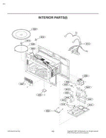Section 4 parts for Lg Microwave 87583 from AppliancePartsPros.com