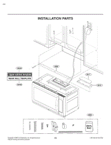 Section 7 parts for Lg Microwave 87583 from AppliancePartsPros.com