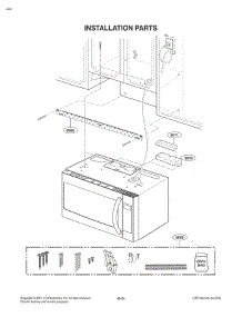 Installation Parts parts for Lg Range 87593 from AppliancePartsPros.com