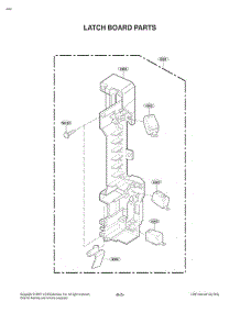 Latch Board Parts parts for Lg Range 87593 from AppliancePartsPros.com