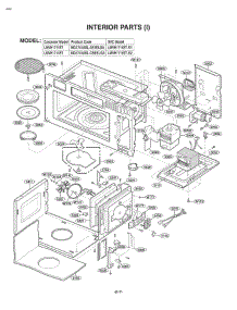 Section 5 parts for Lg Range 87593 from AppliancePartsPros.com