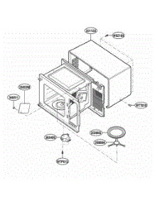 Oven Cavity Parts parts for Lg Range 87930 from AppliancePartsPros.com