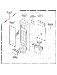 Control Panel Parts parts for Lg Range 88030 from AppliancePartsPros.com