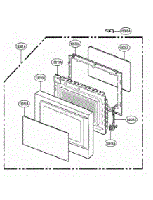 Door Parts parts for Lg Range 88030 from AppliancePartsPros.com