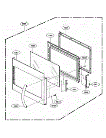 Door Parts parts for Lg Range 88512 from AppliancePartsPros.com