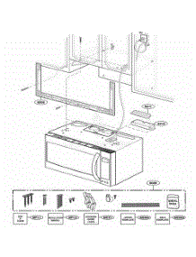 Installation Parts parts for Lg Range 88519 from AppliancePartsPros.com