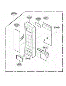 Control Panel Parts parts for Lg Range 88910 from AppliancePartsPros.com