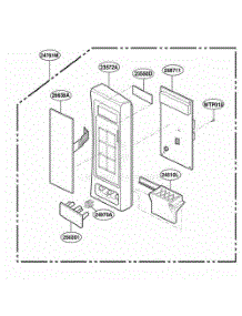 Control Panel Parts parts for Lg Range 88929 from AppliancePartsPros.com