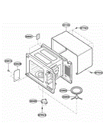 Oven Cavity Parts parts for Lg Range 88929 from AppliancePartsPros.com