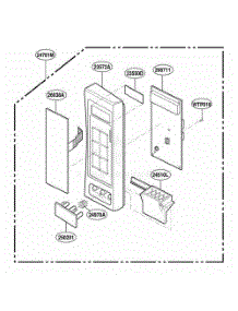 Control Panel Parts parts for Lg Range 88930 from AppliancePartsPros.com