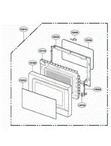 Door Parts parts for Lg Range 88930 from AppliancePartsPros.com