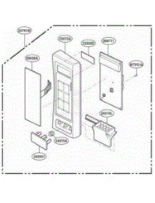 Control Panel Parts parts for Lg Range 89030 from AppliancePartsPros.com