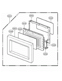 Door Parts parts for Lg Range 89030 from AppliancePartsPros.com
