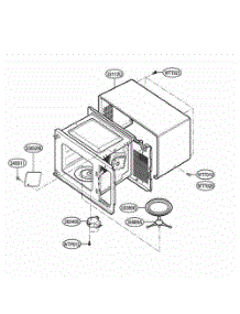 Oven Cavity Parts parts for Lg Range 89030 from AppliancePartsPros.com