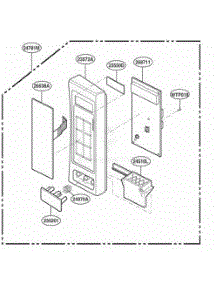 Control Panel Parts parts for Lg Range 89039 from AppliancePartsPros.com