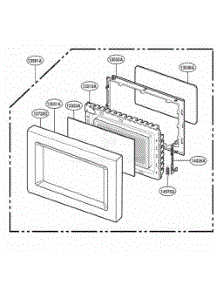 Door Parts parts for Lg Range 89039 from AppliancePartsPros.com