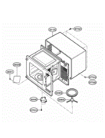 Oven Cavity Parts parts for Lg Range 89039 from AppliancePartsPros.com